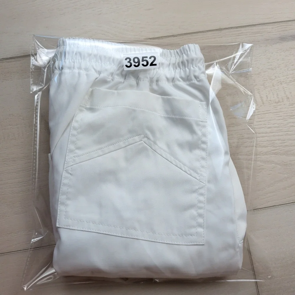 Rhude Logo Swim Shorts Trunks Mens Small White Mesh Lined Spell Out Beach Casual